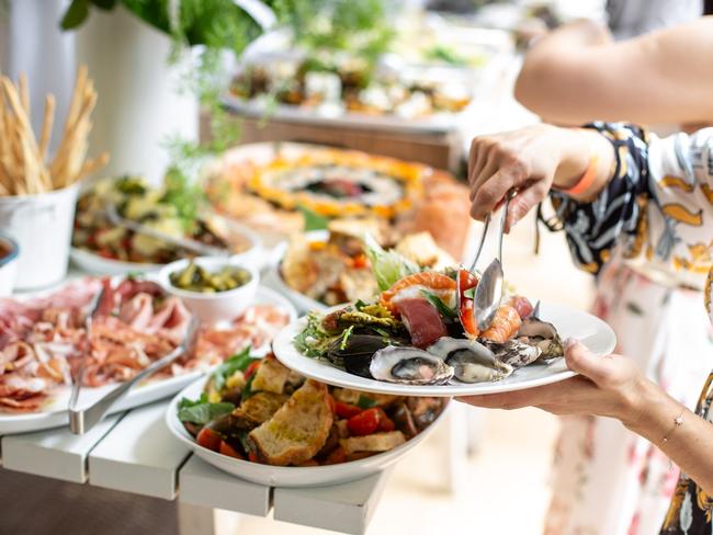 Wastsons Bay Boutique Hotel’s buffet. Picture: Supplied