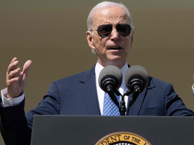 US President Joe Biden has announced his bid for a second term. Picture: AFP