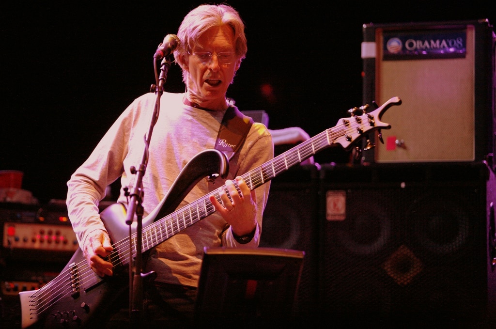 Phil Lesh, shown here performing as part of The Dead on April 28, 2009 in East Rutherford, New Jersey