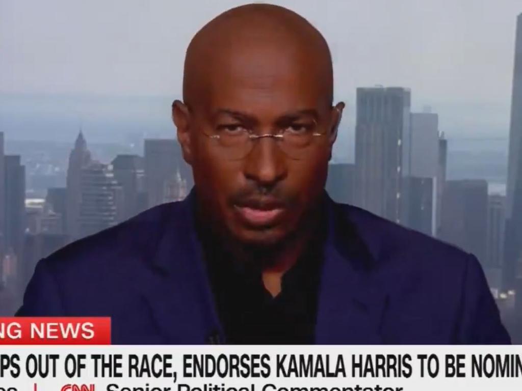 Van Jones was extremely emotional live on air. Picture: Supplied