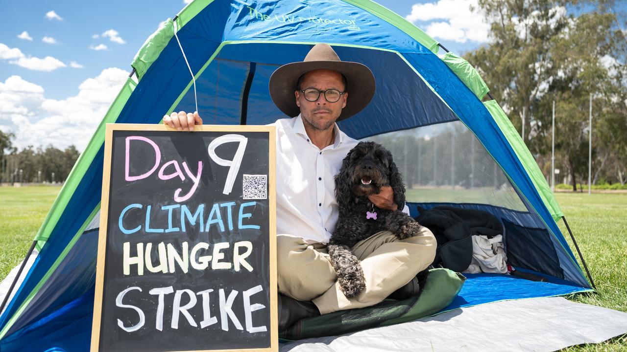 Gregory Andrews lost 10kg during his hunger strike. Picture: Martin Ollman/NCA NewsWire