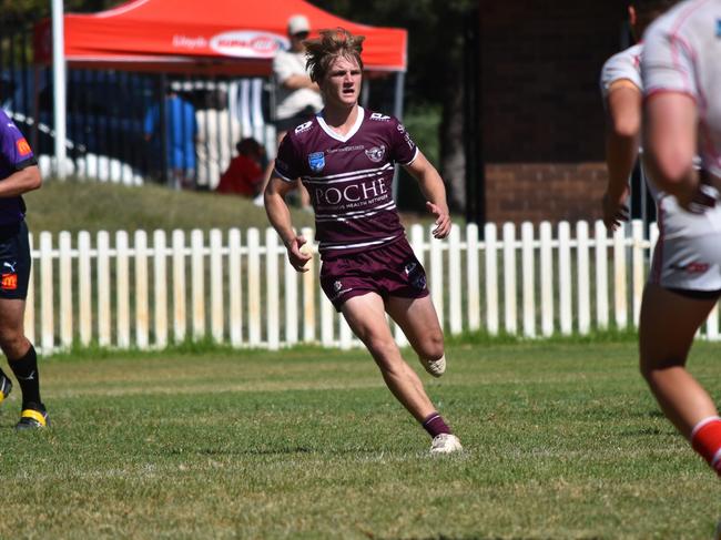 Reilly Caswell is the captain of Manly. Picture: Sean Teuma