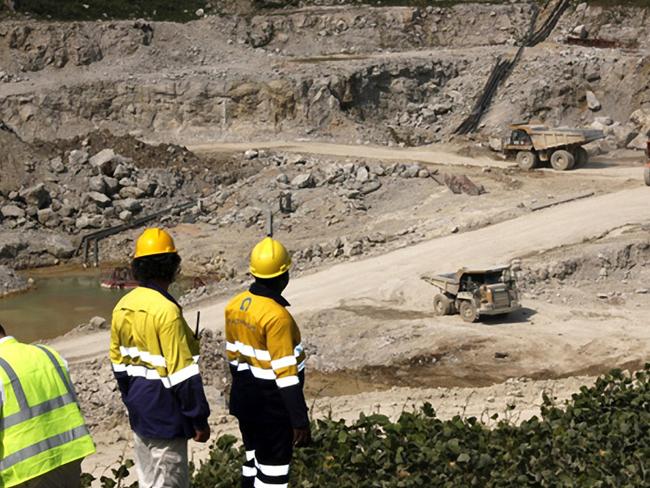 Scenes from a mine site in Calabar, Nigeria where Perth based firm Macmahon Holdings is in a joint venture assisting drilling, blasting, excavation and delivery of limestone, marl and shale from local quarries.
