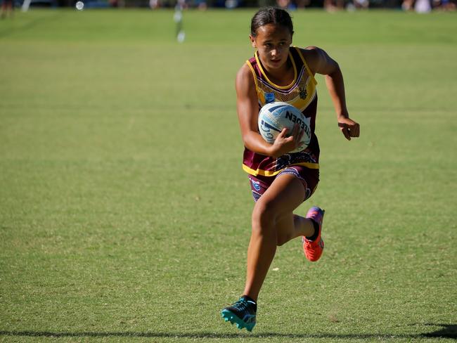 Waiaria Ellis of the Hills Junior State Cup Touch Football team. Picture: Kathryn Johnston Photography