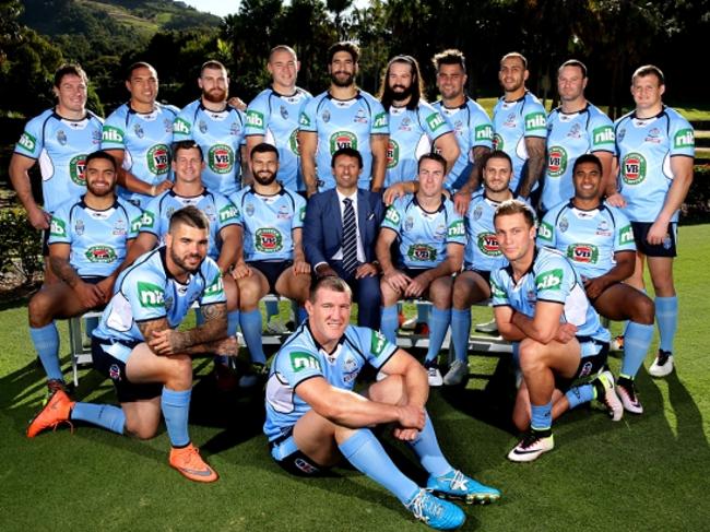 The NSW Blues Origin team at camp in Coffs Harbour .Picture Gregg Porteous