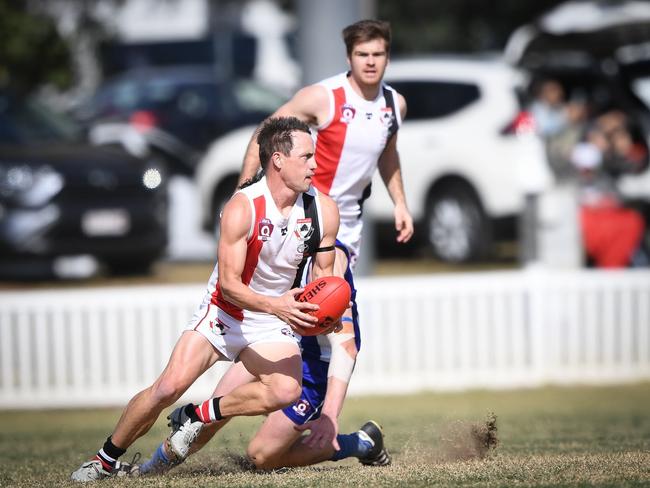 Morningside QAFL player Matthew Payne. Picture credit: Highflyer Images.