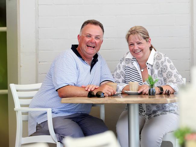 Mr Crouch pictured with his wife Jill following his win in this year’s NSW Election. Picture: Sue Graham