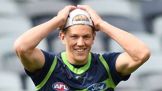 Rhys Stanley at training this week. Picture: Getty Images