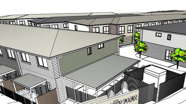 How the Roycorp townhouse project could look. Picture: City of Moreton Bay/DA Tracker