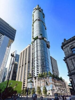 The 2017 version of the planned No.1 Brisbane Tower.