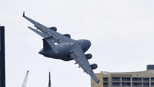 The popular defence flyovers will continue in 2023. Picture: AAP Image/Dan Peled