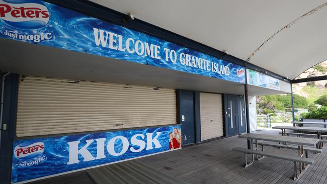 The Granite Island kiosk will need refurbishment before reopening. Picture: Tait Schmaal