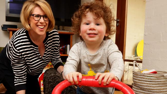 Mikki Silverman has stepped back from a role in senior management at Coles to take on the CEO position of a small company, where she can work three days a week and still spend time with her son, Raphael, 15 months.