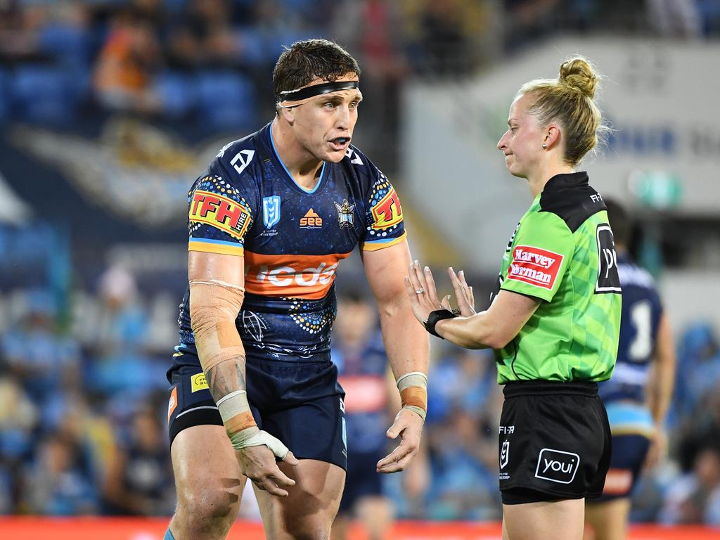 Belinda Sharpe rejects any suggestion she would be intimidated on the field. Picture: AAP Image/Dave Hunt