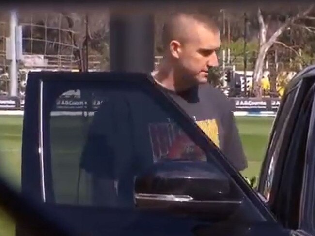 Martin’s $150,000 Range Rover was used to ram a police car. Picture: 7 News