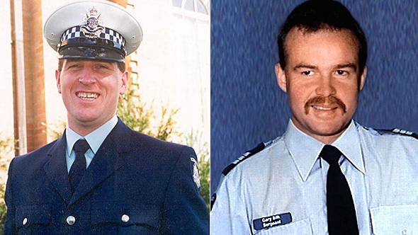 Senior Constable Rodney Miller and Sergeant Gary Silk were gunned down during a stake-out in Moorabbin in August 1998. 