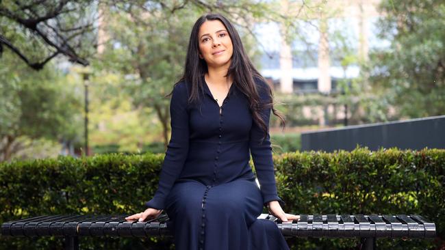 Leila Abdallah after being awarded Mother of the Year. Picture: NCA NewsWire / Christian Gilles