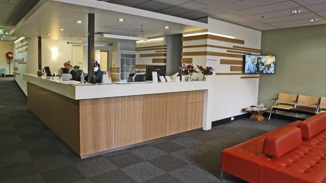 Davey Street Medical Centre reception and waiting room. 2012 file pic.