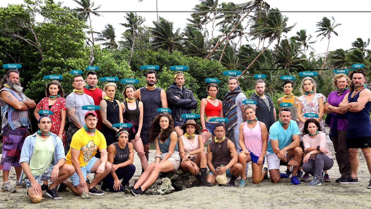 The full Survivor: All Stars cast was unveiled in tonight’s episode. Picture: Channel 10.