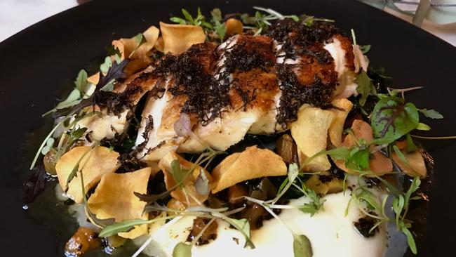 Crispy Truffle Skin Chicken Breast. Picture: Jenifer Jagielski