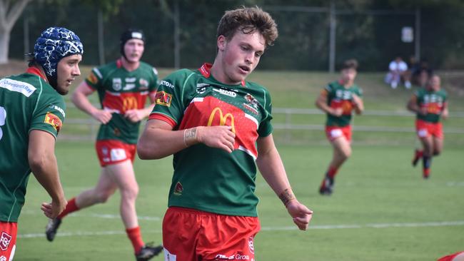 Meninga Cup semi-final action between the Redcliffe Dolphins and Wynnum-Manly Seagulls. Saturday April 15, 2023.