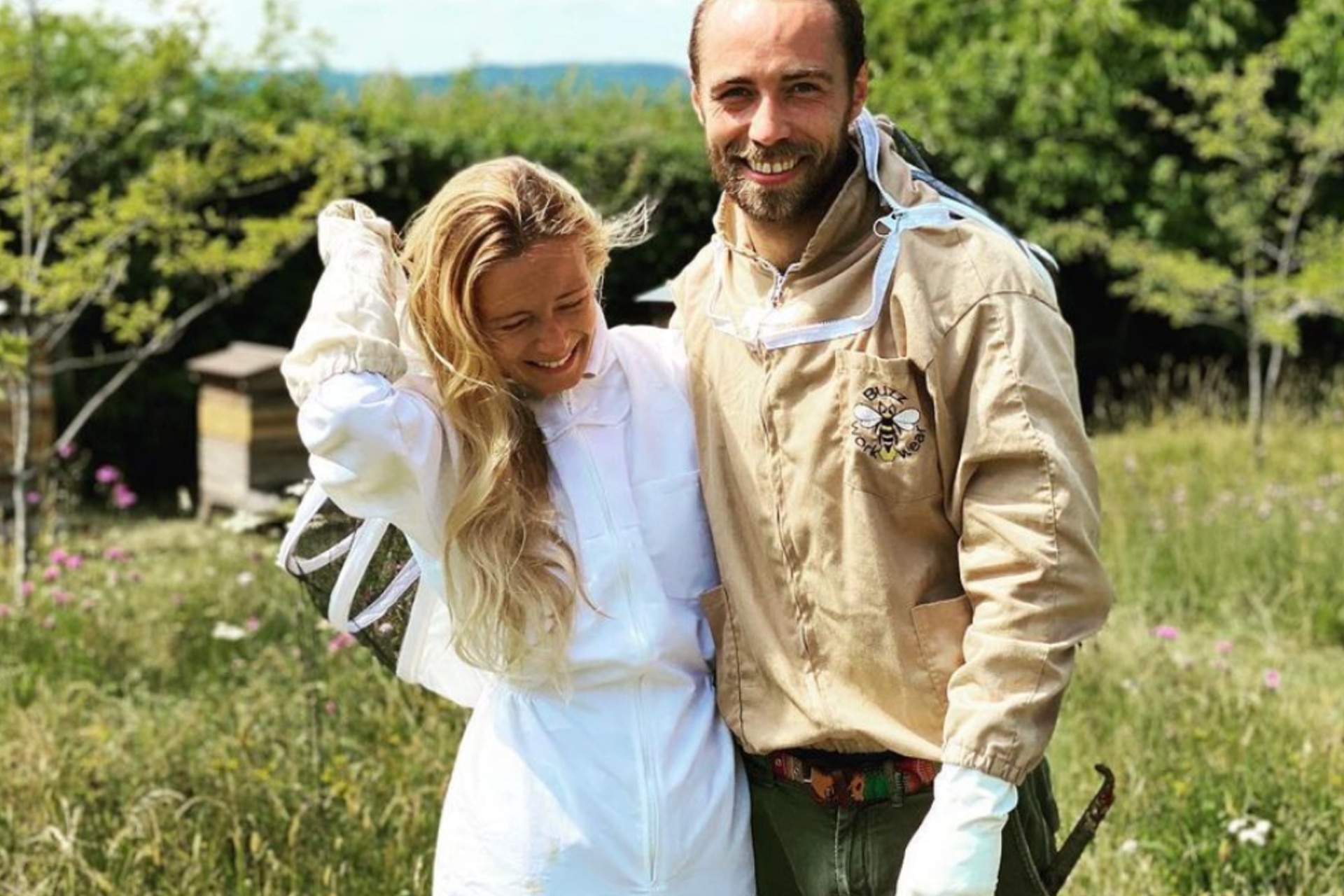 For her wedding to James Middleton Aliz e Thevenet wore her