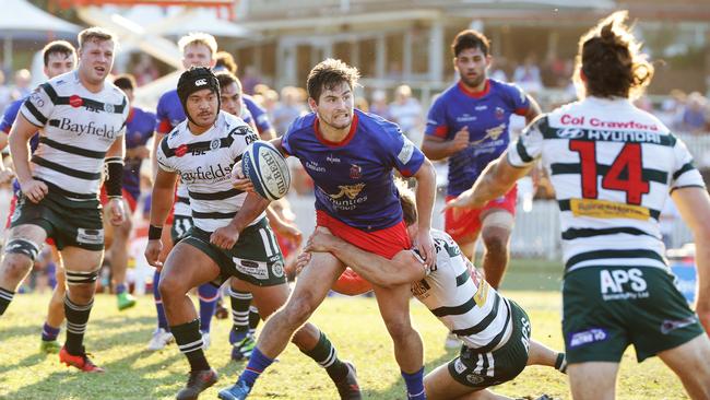 The Manly Marlins play the Warringah Rats at Manly Oval. Picture: Braden Fastier.