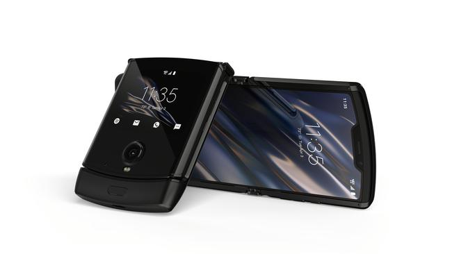 Motorola Razr 2020 flip phone with a foldable display.