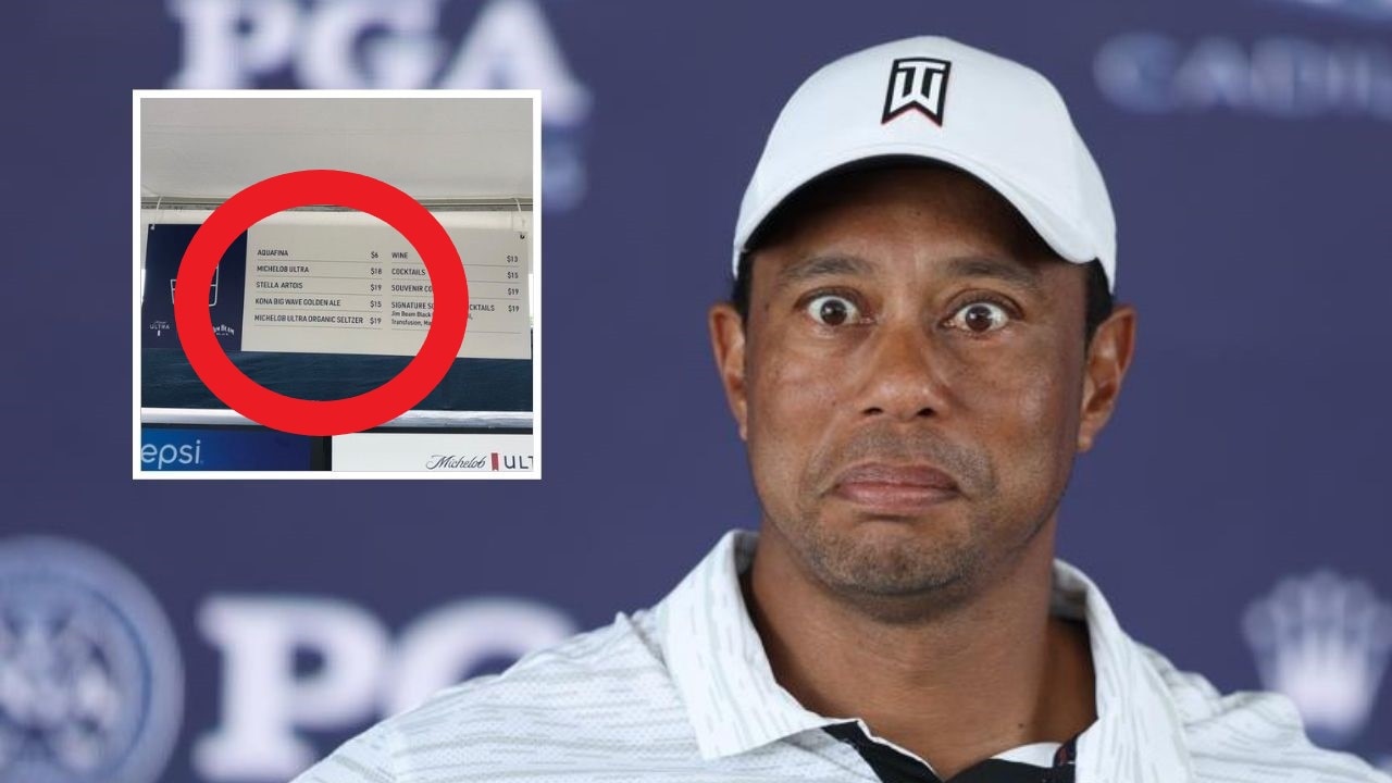 What would Tiger Woods make of these beer prices?