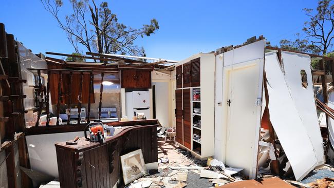 The tornado left a trail of destruction on Christmas Day. Picture: NCA NewsWire / Scott Powick