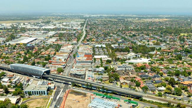 The site of the new Suburban Rail Loop (SRL) station in Clayton, Victoria. Picture: Vic Government/Facebook