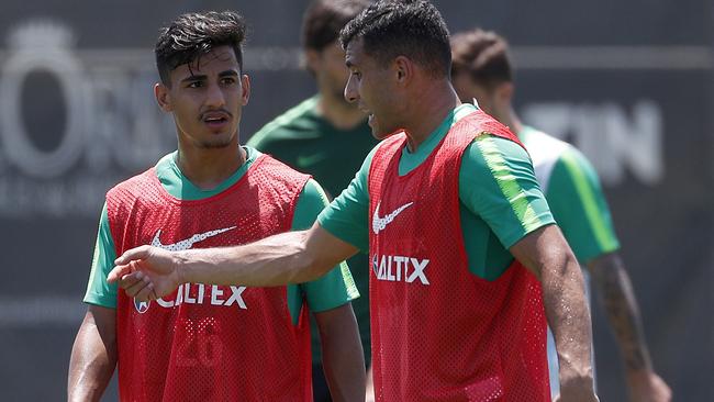 Daniel Arzani and Andrew Nabbout will be pushing hard for selection.