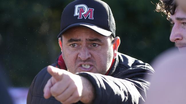 Devon Meadows coach Ryan Hendy. Picture: Valeriu Campan