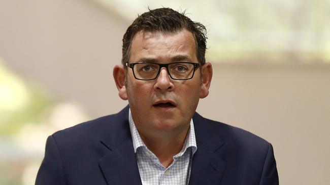 Victorian Premier Daniel Andrews on Monday. Picture: Getty Images