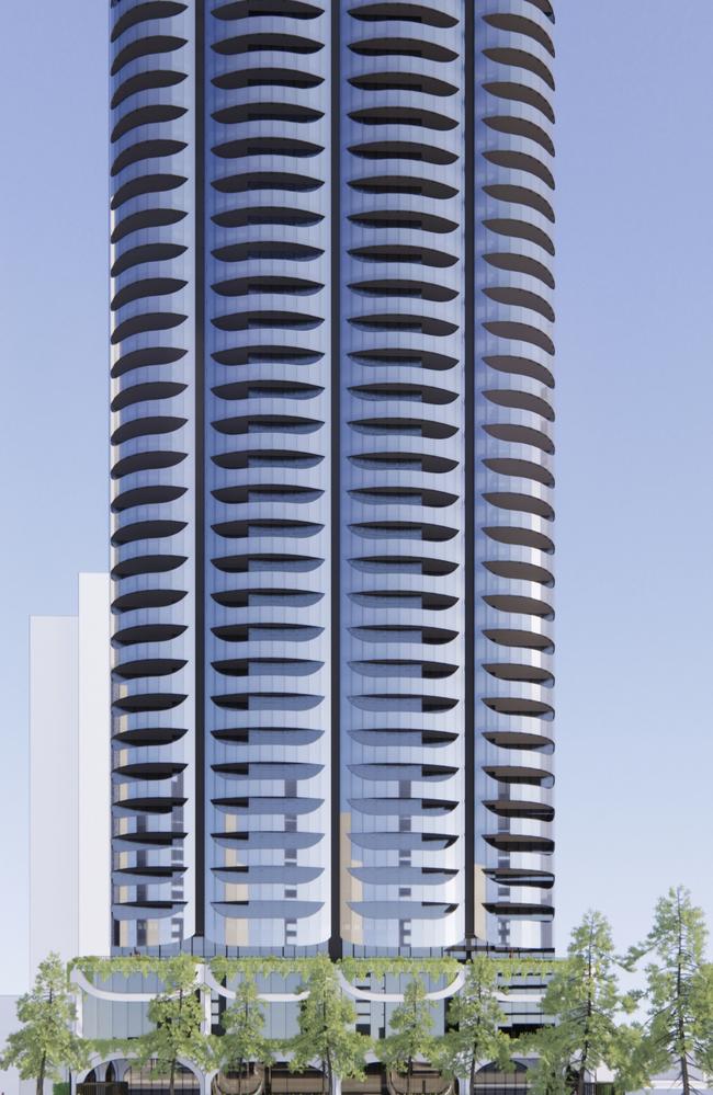 Artist impression of Raptis' new Broadbeach tower