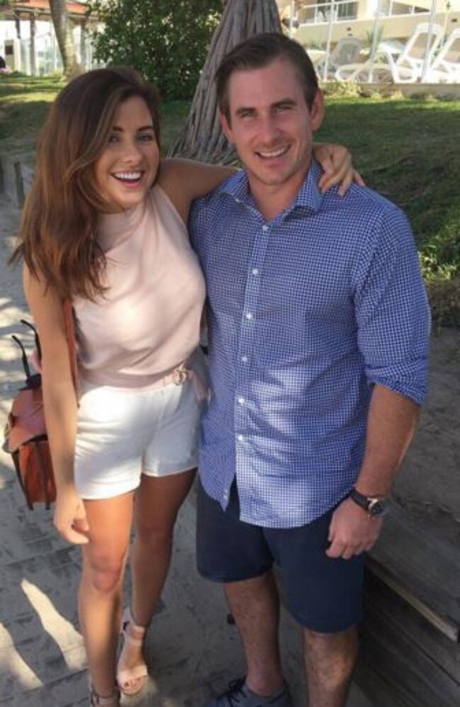Sarah-Mae and Dave when they were together several weeks ago. Fans have been questioning their relationship status for some time. Picture: Instagram