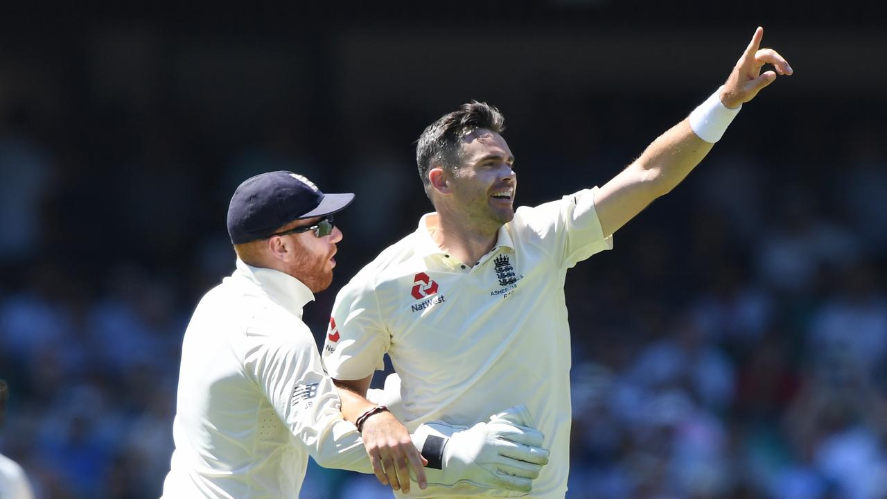 England's James Anderson has set his sights on playing all five Tests against Australia during the Ashes. Photo: AAP