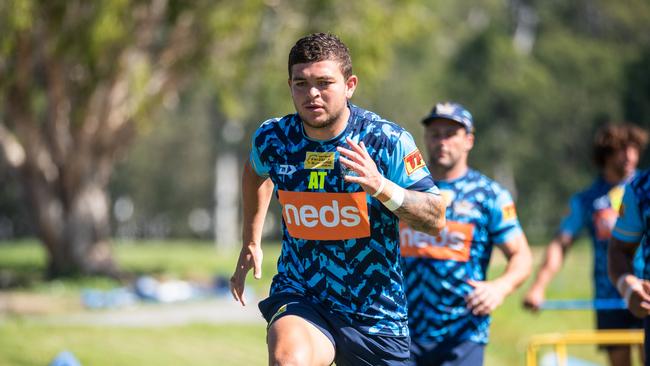 Ash Taylor at training. Picture: Gold Coast Titans