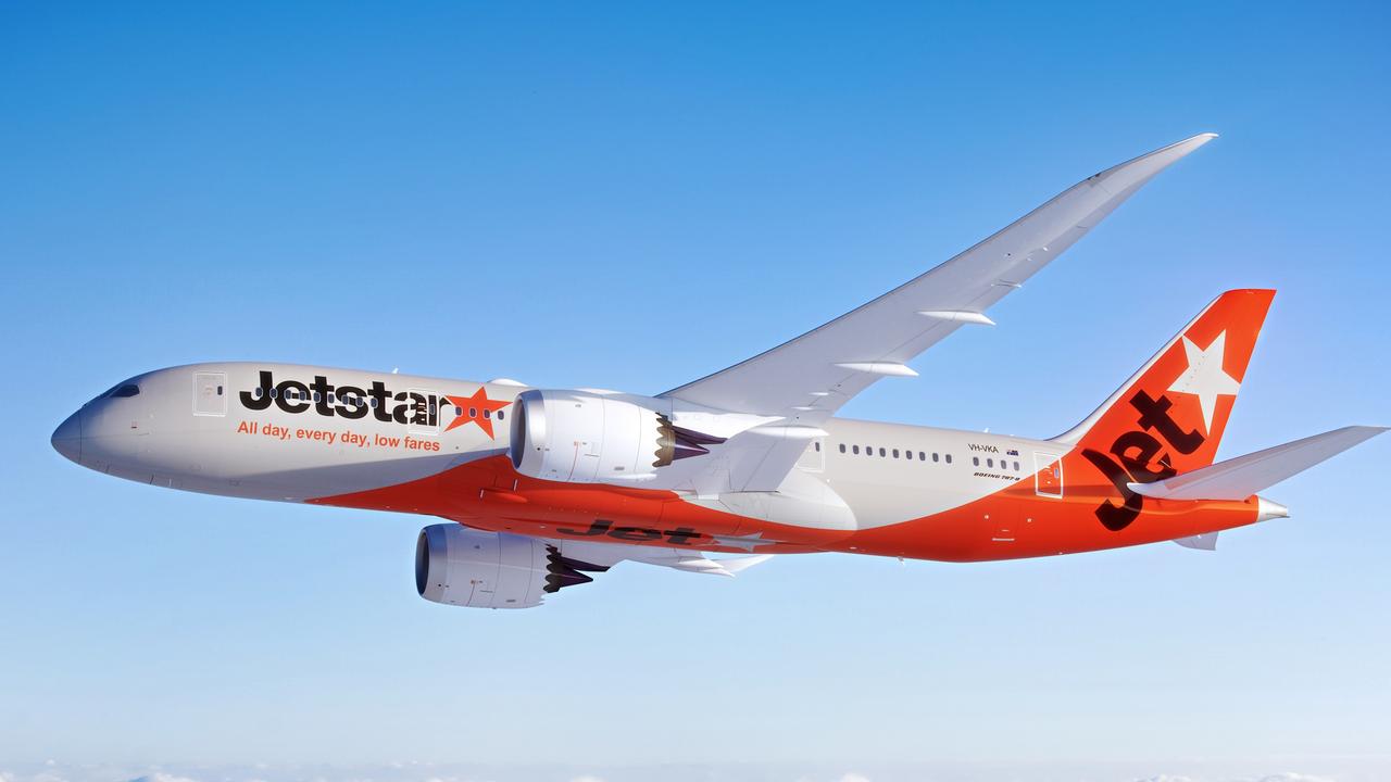 Jetstar 787s are undergoing a major makeover inside and out, with more business class seats, fewer economy seats and a new livery. Picture: Jetstar.