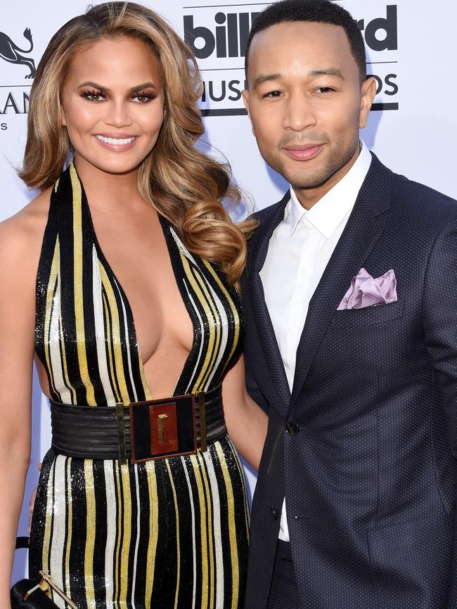 Chrissy Teigen and John Legend. Picture: Getty