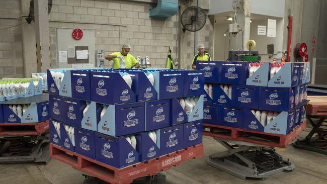 TrendPac at Berkeley Vale supplies household cleaning and laundry detergent to ALDI stores nationwide in a partnership which is celebrating its 20th anniversary. Picture: supplied