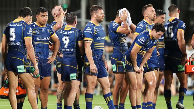 The Parramatta Eels playing at TIO Stadium in 2021. Picture: Mark Kolbe/Getty Images