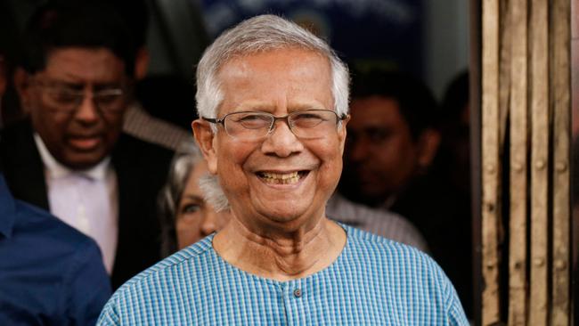 Nobel peace laureate Muhammad Yunus. Picture: AFP