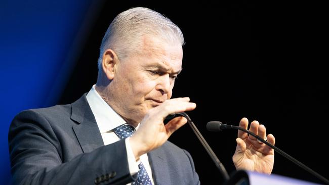 Santos chief executive Kevin Gallagher. Picture: NCA NewsWire / Morgan Sette