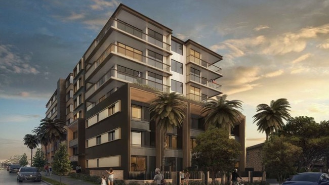 A modern six-storey unit block will be built around one of the oldest houses in Beverley Park after the $17.5m development was accepted in November 2018. Picture: Supplied