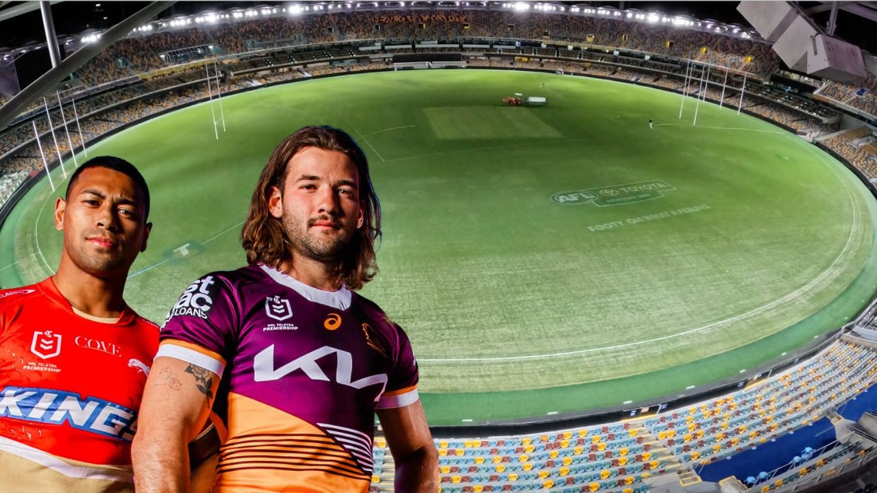 Brisbane's Gabba transforms for NRL Broncos v Dolphins