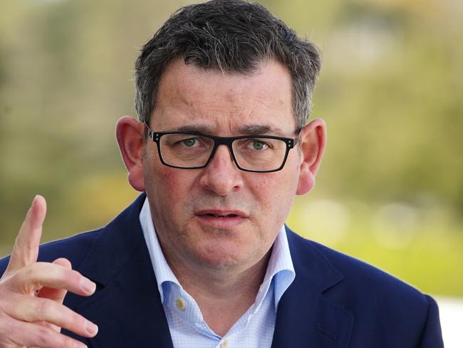 Premier Daniel Andrews said the crisis was not foreseeable. Picture: Luis Enrique Ascui