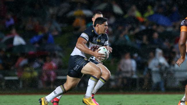 Brandy managed to draft the best forward pack, led by Cowboys wrecking ball Jason Taumalolo. Picture: Stewart McLean.