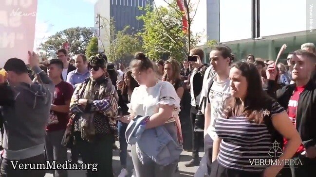 Footage emerges of Greens candidate abusing Christians