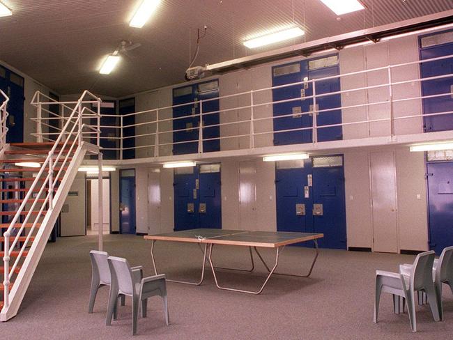 Inside one of the cell blocks known as pods at the Metropolitan Remand &amp; Reception Centre, Silverwater prison.